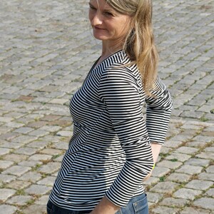 Shirt with wrap look FRAU LIESE e-book sewing pattern Studio Schnittreif image 10