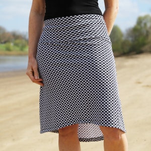 Jersey skirt with rolled up waistband FRAU EVA e-book image 10