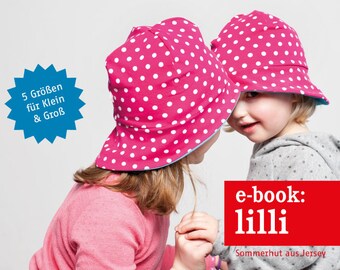 Cosy sun hat made of jersey LILLI e-book