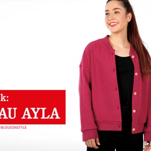 FRAU AYLA • Cardigan in blouson style, e-book