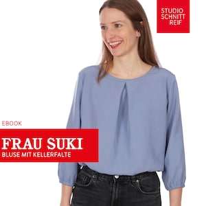 Slip-on blouse with box pleat FRAU SUKI e-book