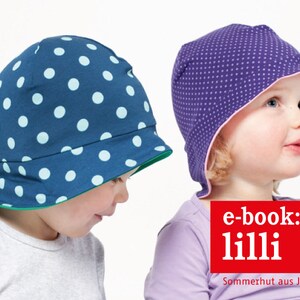 Cosy sun hat made of jersey LILLI e-book image 2