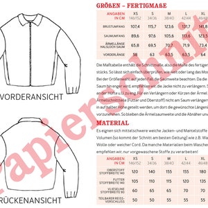 FRAU EBBA Jacke, Papierschnitt Bild 2