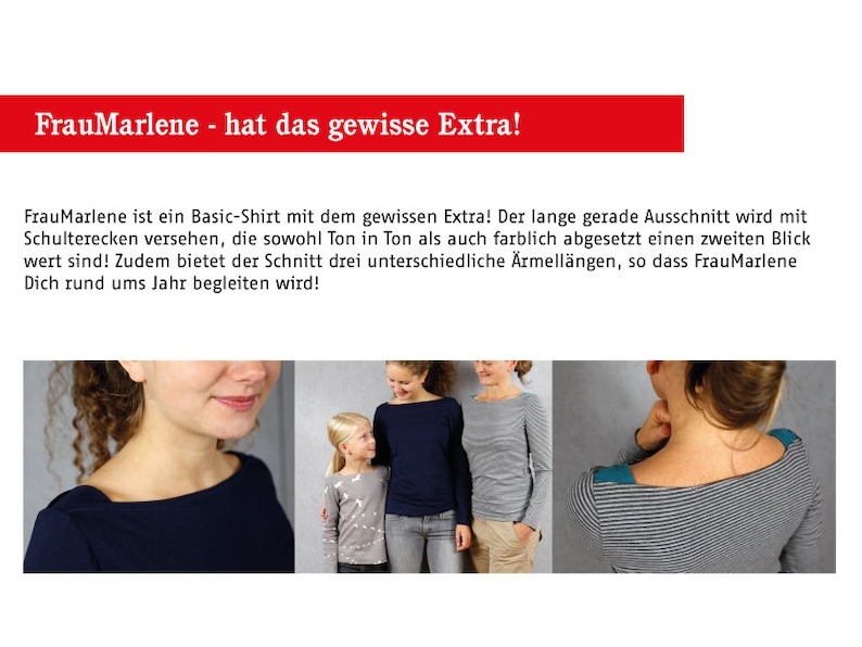 Basicshirt für Damen FRAU MARLENE e-book Bild 2