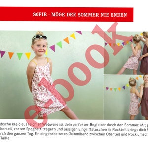 Summer dress with spaghetti straps SOFIE e-book image 3