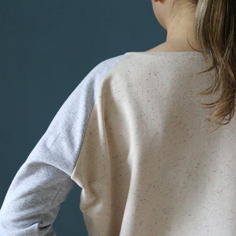 Raglan sweater FRAU MONA paper cut image 6