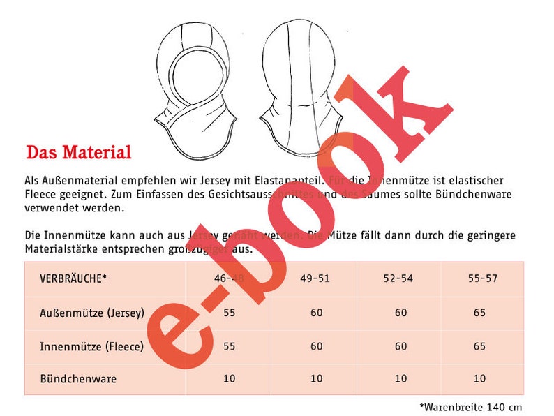 Slip-on hat with hood look BOBBY e-book image 3