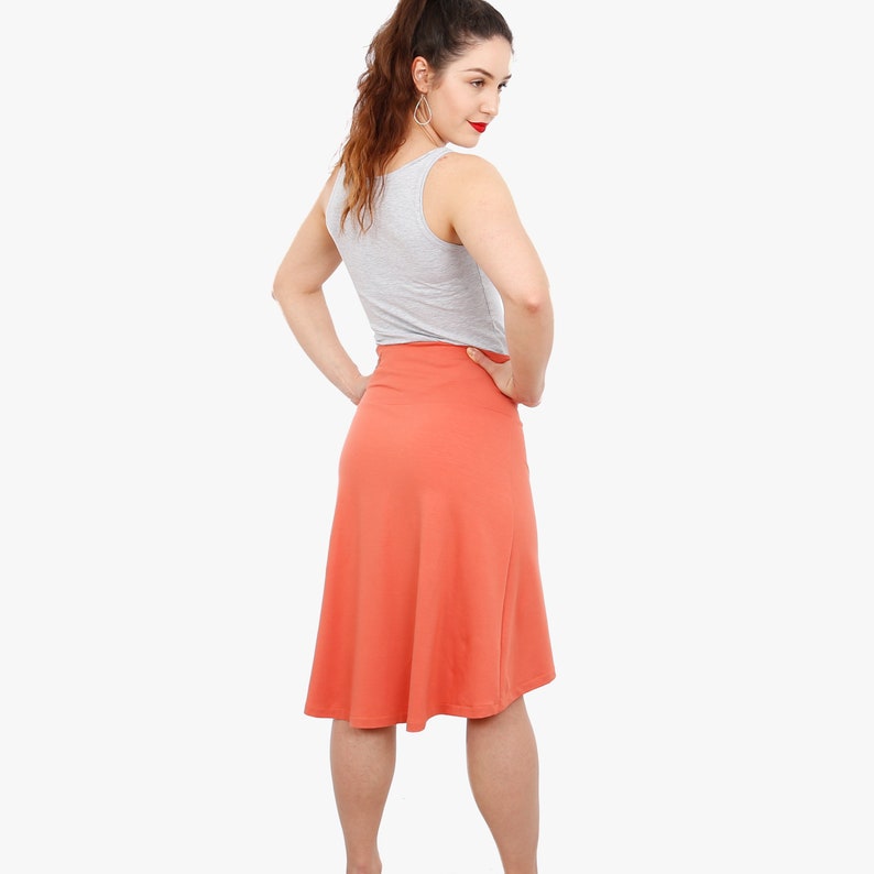 Jersey skirt with rolled up waistband FRAU EVA e-book image 8