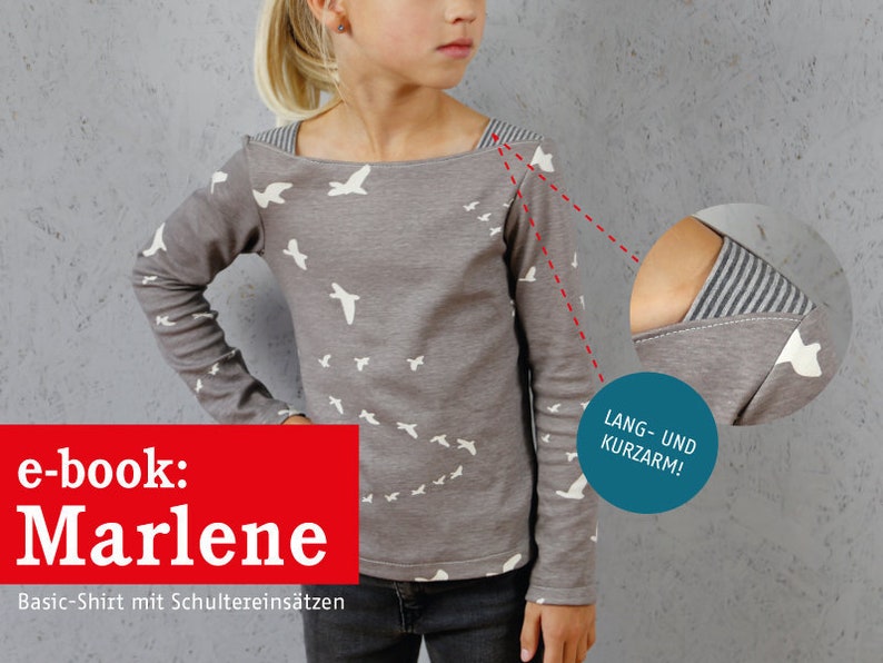 Basicshirt für Mädchen, MARLENE, e-book Bild 1