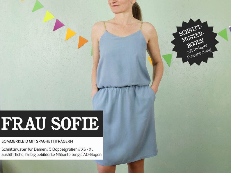 Sommerkleid FRAU SOFIE Papierschnitt Bild 1