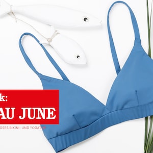 Fastener-free bikini or yoga top FRAU JUNE e-book