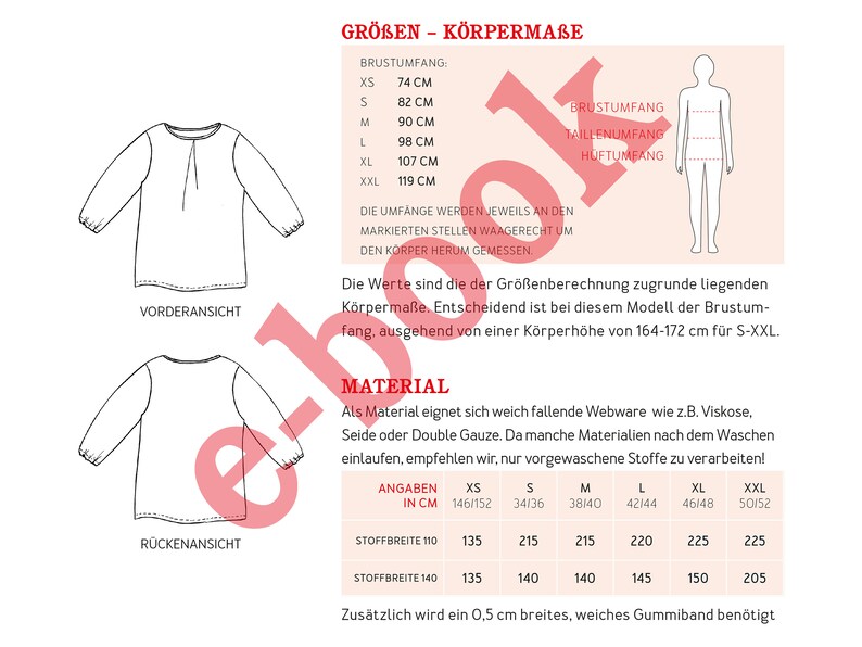 Oversized blouse with inverted pleats FRAU SUKI e-book image 2