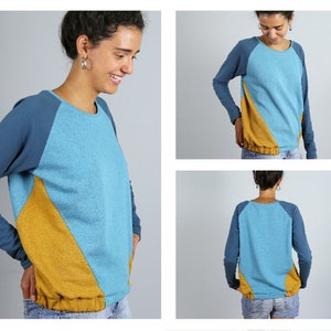 MUJERES LILLE Raglansweater, PAPIERSCHNITT imagen 2