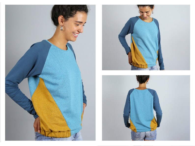 MUJERES LILLE Raglansweater, PAPIERSCHNITT imagen 2