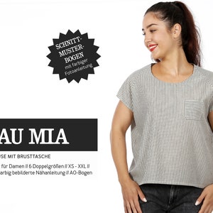 Loose Raglan Blouse FRAU MIA Paper Cut