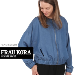 Jaqueta Batwing WOMAN KORA | Molde de papel