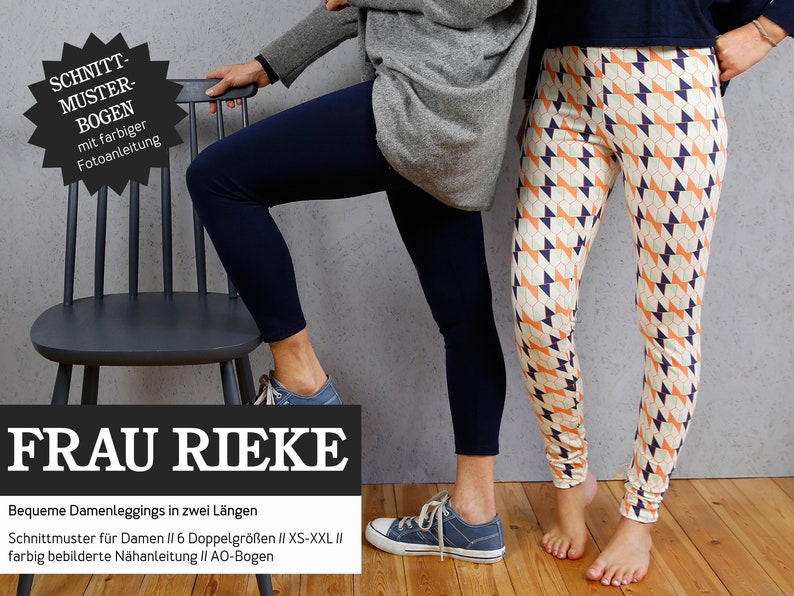 Damenleggings FRAU RIEKE Papierschnitt Bild 1