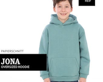 Hoodie •  JONA, PAPIERSCHNITT