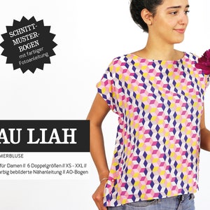 FRAU LIAH • Sommerbluse,  PAPIERSCHNITT