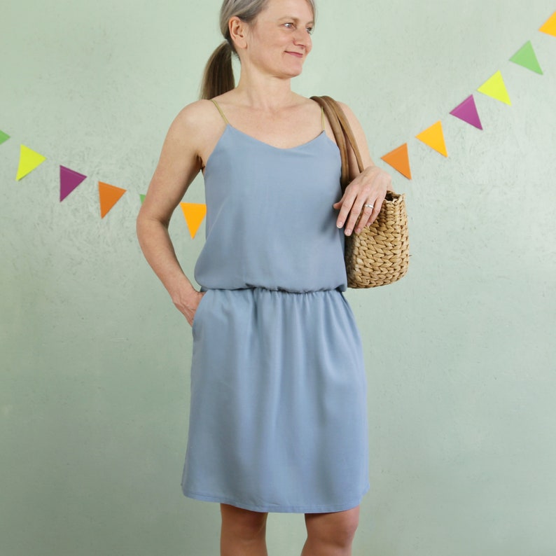 Summer dress with spaghetti straps SOFIE e-book image 7