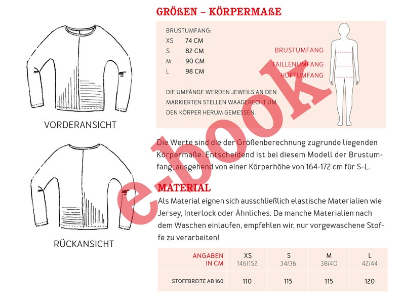 Fledermausshirt FRAU JETTE e-book Bild 2