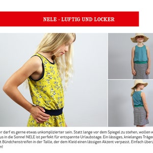 Strap dress with waistband NELE e-book image 2