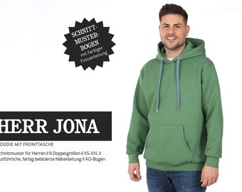 HERR JONA • Hoodie, Papierschnitt