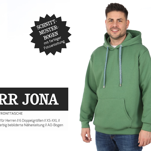 HERR JONA • Hoodie, Papierschnitt