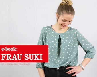 Slip-on blouse with box pleat FRAU SUKI e-book