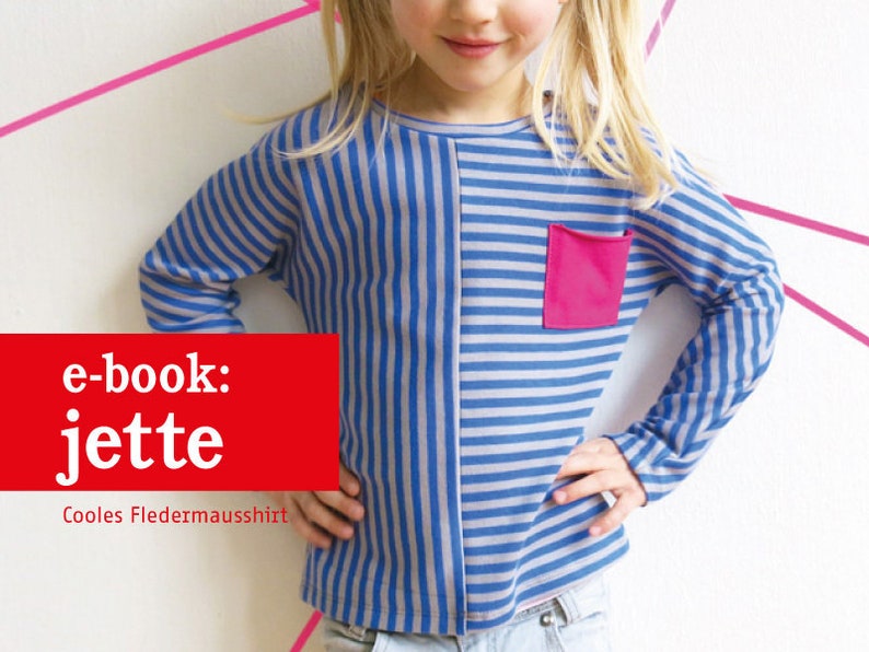 Batwing shirt with pattern change JETTE e-book image 1