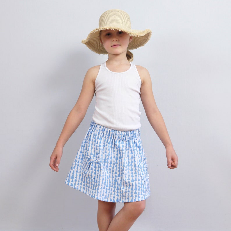 LENI mini skirt for girls, PAPER CUT image 6