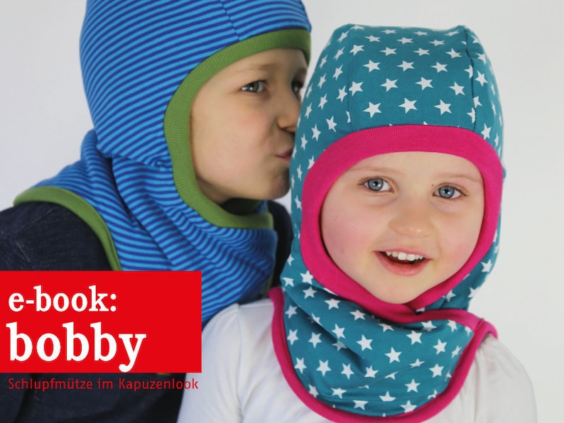 Schlupfmütze mit Kapuzenlook BOBBY e-book Bild 1