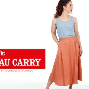 Wide skirt with elastic waistband in the back FRAU CARRY e-book