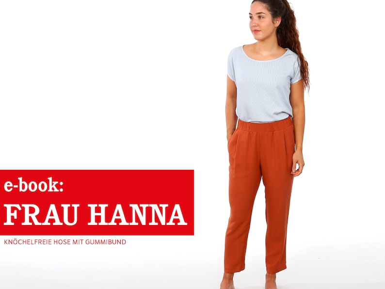 Madame HANNA Pantalon décontracté à taille élastique image 1