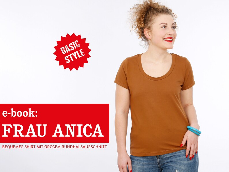 Basic shirt with round neck FRAU ANICA e-book image 1