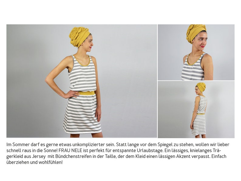 Strap dress with waistband FRAU NELE e-book image 2