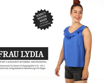 FRAU LYDIA • Top, PAPIERSCHNITT