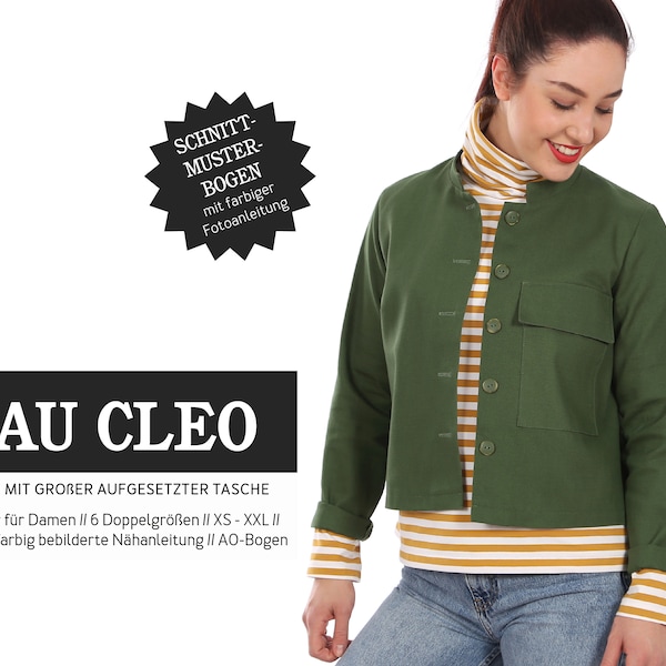 Jacke FRAU CLEO Papierschnitt