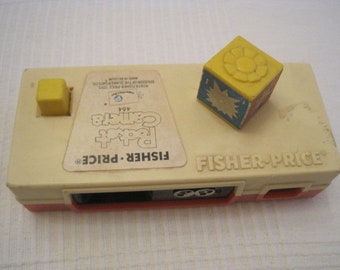 vintage fisher price klick klack kamera