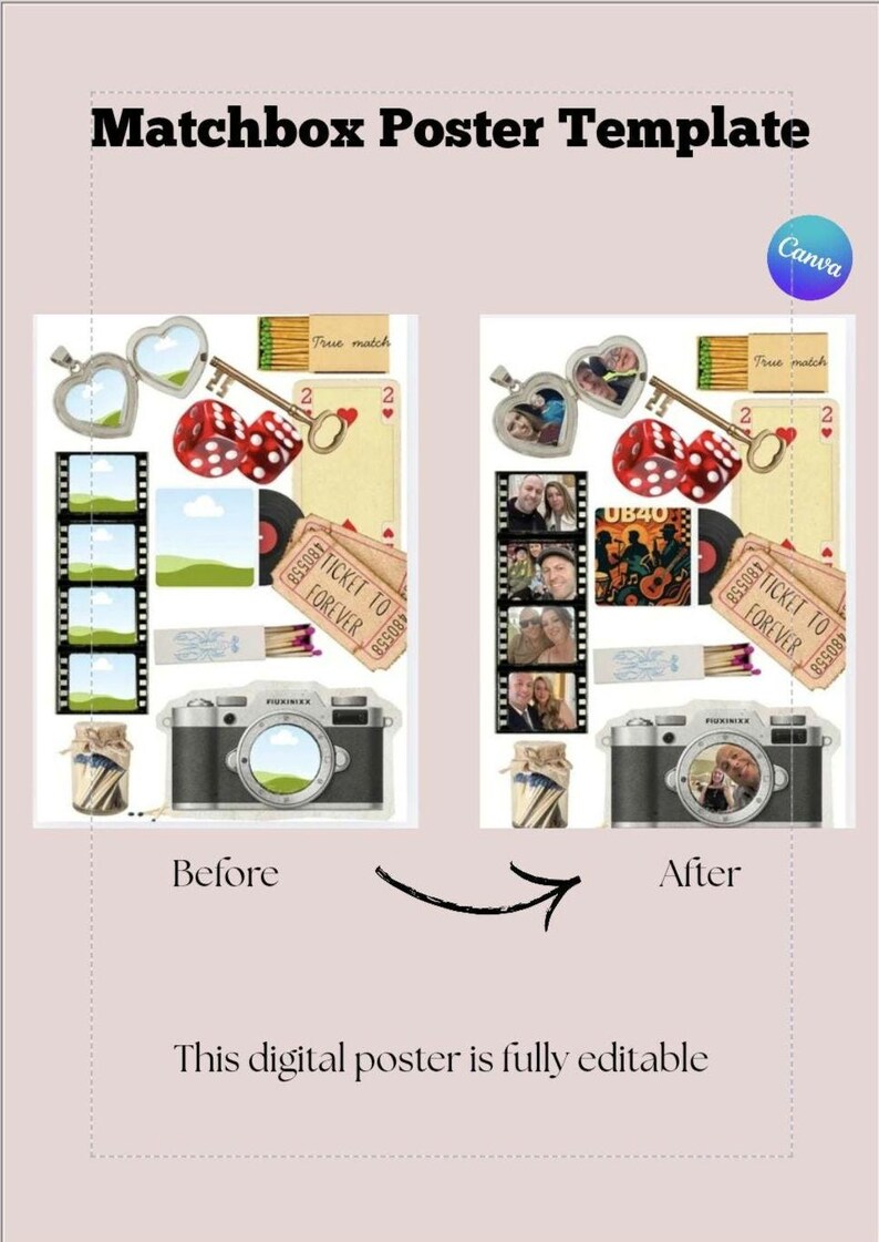 Matchbox Poster.pdf Matchbox Poster Template - Etsy