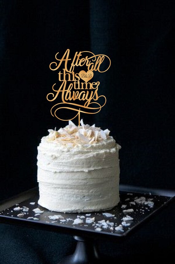 Harry Potter Wedding Cake Topper After All This Time Always Etsy