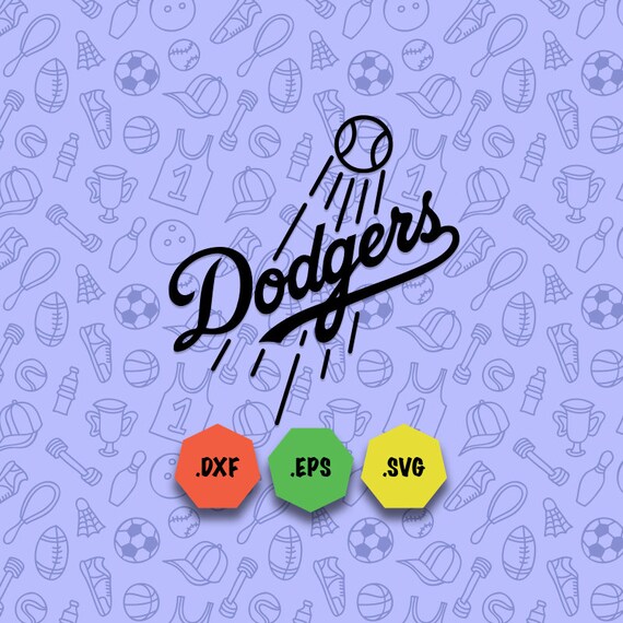 50 Off Los Angeles Dodgers Logo Silhouette Cutting Files Etsy