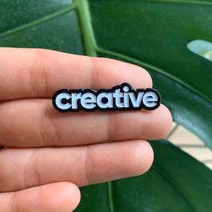 Creative Pin / UX UI / Designer / Code / Pins / Graphic Designer / Graphic Design accessories / Enamel Pin