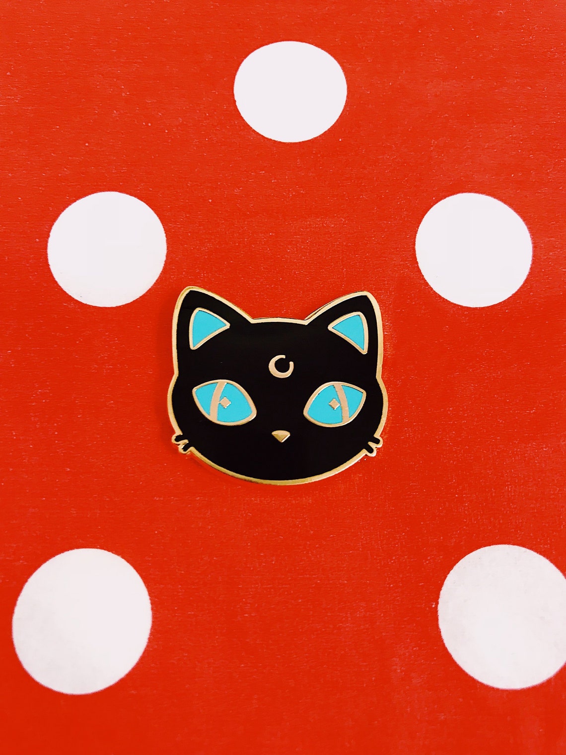 Magic Cat Pin Moon Cat Pins / Enamel Pin / Luna / Magic / Kawaii - Etsy