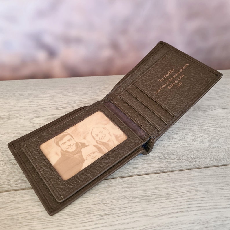 Personalised Classic Men's Fullgrain Leather Wallet Add Etsy UK