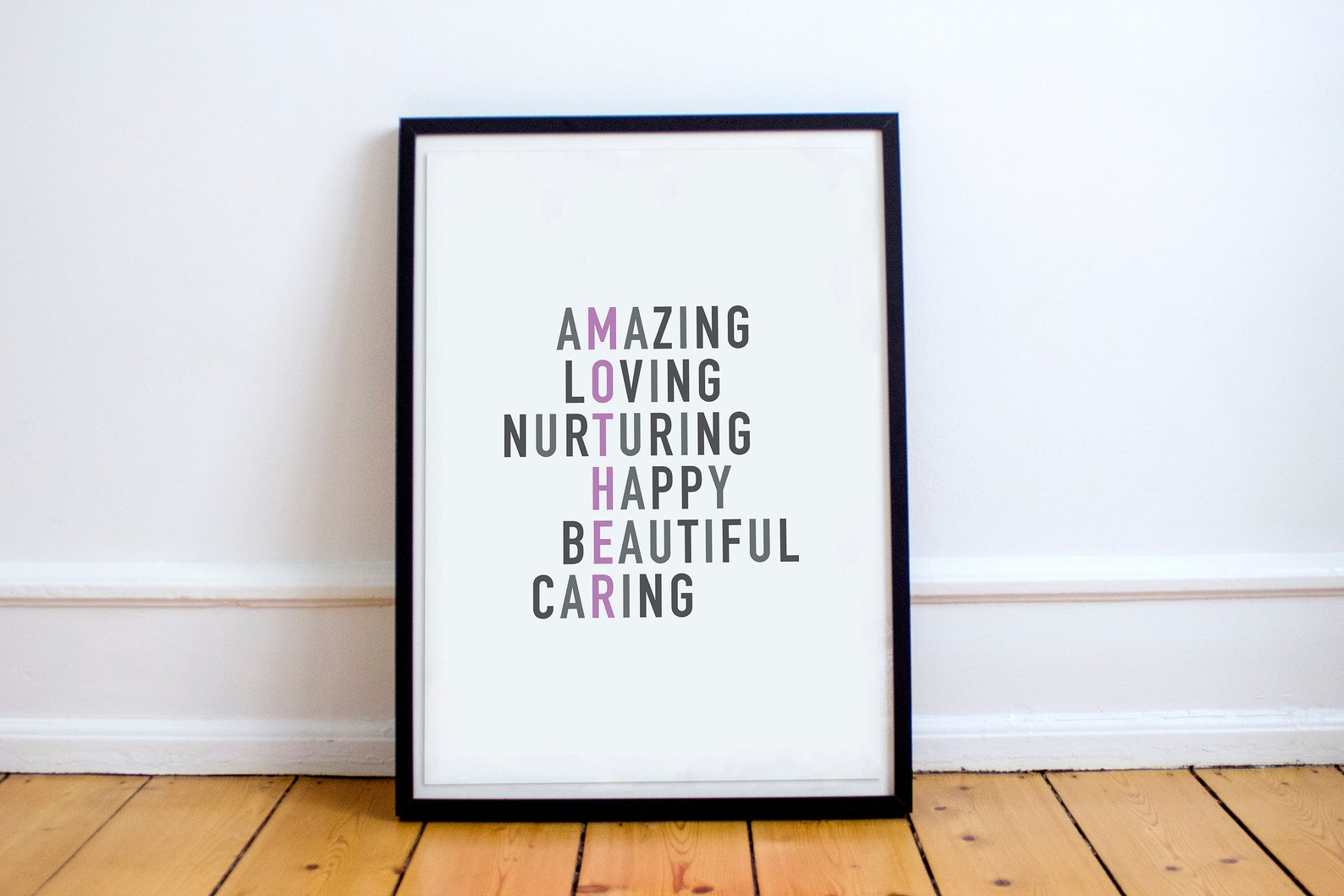 Mother Acrostic Poem Print , Mother Acronym Sign, Mother Quote — free download