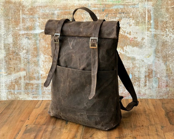 roll top backpack women's
