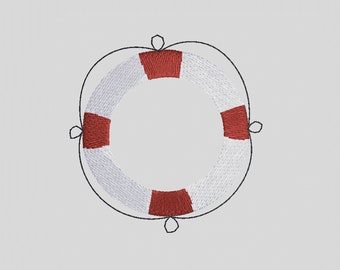 Archivo de bordado Lifebuoy para máquinas de bordar 7 tamaños pes dst exp xxx shv jef jef+ hus vip ofm