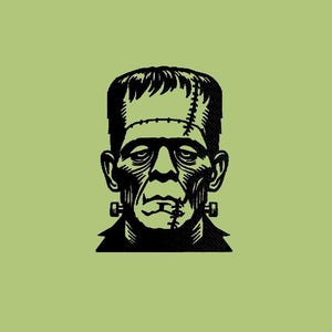 Frankenstein Stickdatei | Halloween Embroidery Design | Horror Movie Monster | Grusel Stickmuster | Machine Embroidery Files Digital