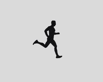 Sport Running Runner Jogger Runner Diseño de bordado para máquinas de bordar 3 tamaños pes dst pcs exp xxx shv jef+ hus vip ofm